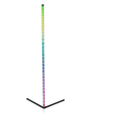 grundig Rgb - Lampada da terra a LED multicolore con telecomando e sensore musicale, 140