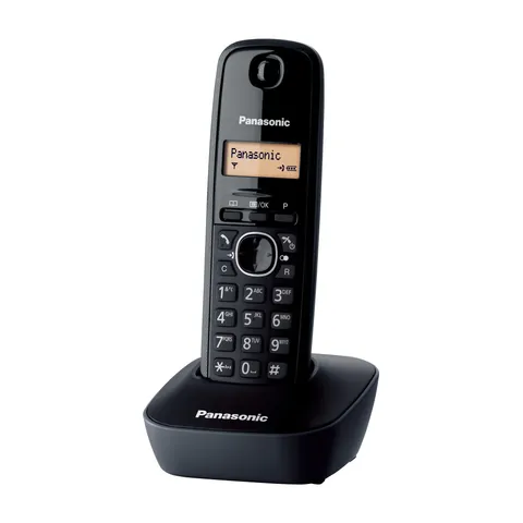 Panasonic KX-TG1611JTH Telefono Cordless Digitale, Unità Base e Ricevitore Singolo, ID