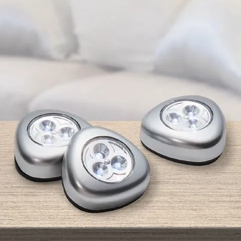 Grundig Spot LED 5 pezzi - Illuminazione armadio - Lampada Touch - Funzionamento a