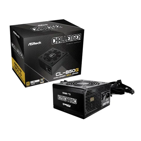 Alimentatore Asrock CL-850G, PSU,850W, 80 Plus Gold,120 mm, Active PFC,PCI-E 5.1
