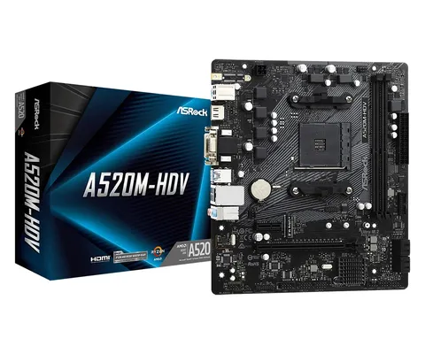 Asrock A520M-HDV - Scheda madre